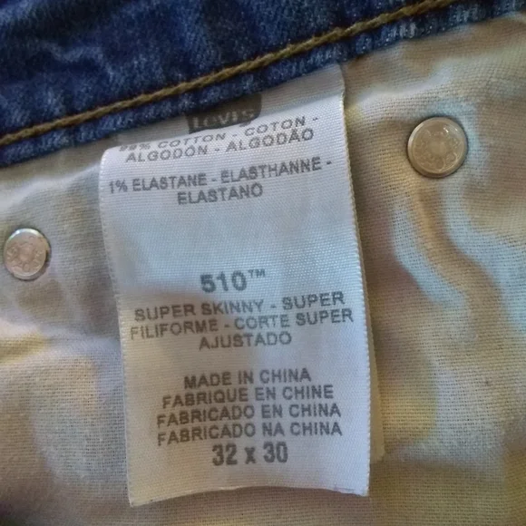 Levi's 501 Skinny Jeans UNISEX - Picture 7 of 10